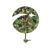 Wooden Military Aircraft Pendulum Wall Clock – A Unique Nursery Decor
