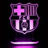 Barcelona Team Logo Design Night Light (2)