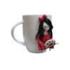 Decorative Ceramic Mug with Unique Pattern for Artistic Girls (2)
