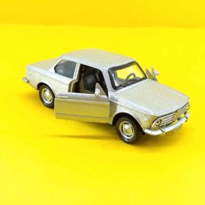 Die-cast Toy car Inspired by Vintage Mercedes Models, Finished in a Sleek Silver