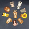 Durable Finger Puppet Suitable for Early Childhood Learning, Set of 102