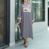 Elegant Black Abaya-Style Mantu – Summer Wear with a Perfect Fit and Indian Embellishments (2)