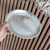Handcrafted Copper Dinner Plate – Traditional Persian Plate for Elegant Dining and Serving (1)