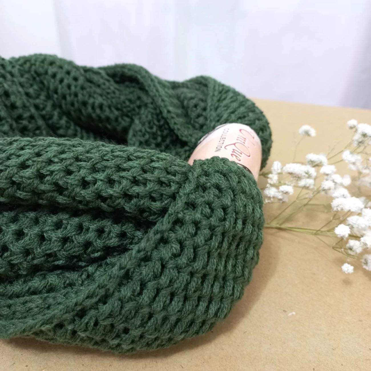 Handwoven Ring Neck Scarf – Winter Cowl Scarf