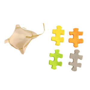 24-Pack Felt Jigsaw Coasters – Fun & Functional for Coffee & Side Tables