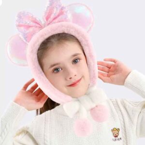 Kid’s Earmuffs Bow – Wild Style, Cozy Feel Suitable for Outdoor Winter Activities