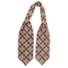 Men's Ascot Tie Stylish Geometric Pattern Neck Scarf for Formal & Casual Outfits (5)