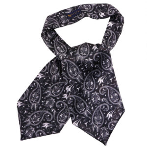 Persian Men’s Ascot Tie – Perfect for Wedding & Event Special Occasion with Paisley Pattern