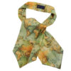 Men's Ascot tie - Suitable for Every Season with Earth Design in Green (3)