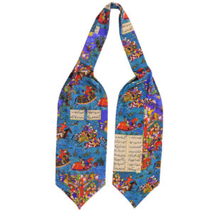 Persian Men’s Ascot Tie with Shahnameh Inspired Suitable for Every Occasion