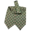 Men’s Vintage Plaid Neck Scarf Classic Checkered Ascot Tie for Elegant & Casual Style (4)