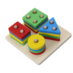 Montessori Educational Geometric Shapes Toy – Suitable for Home or Classroom Use