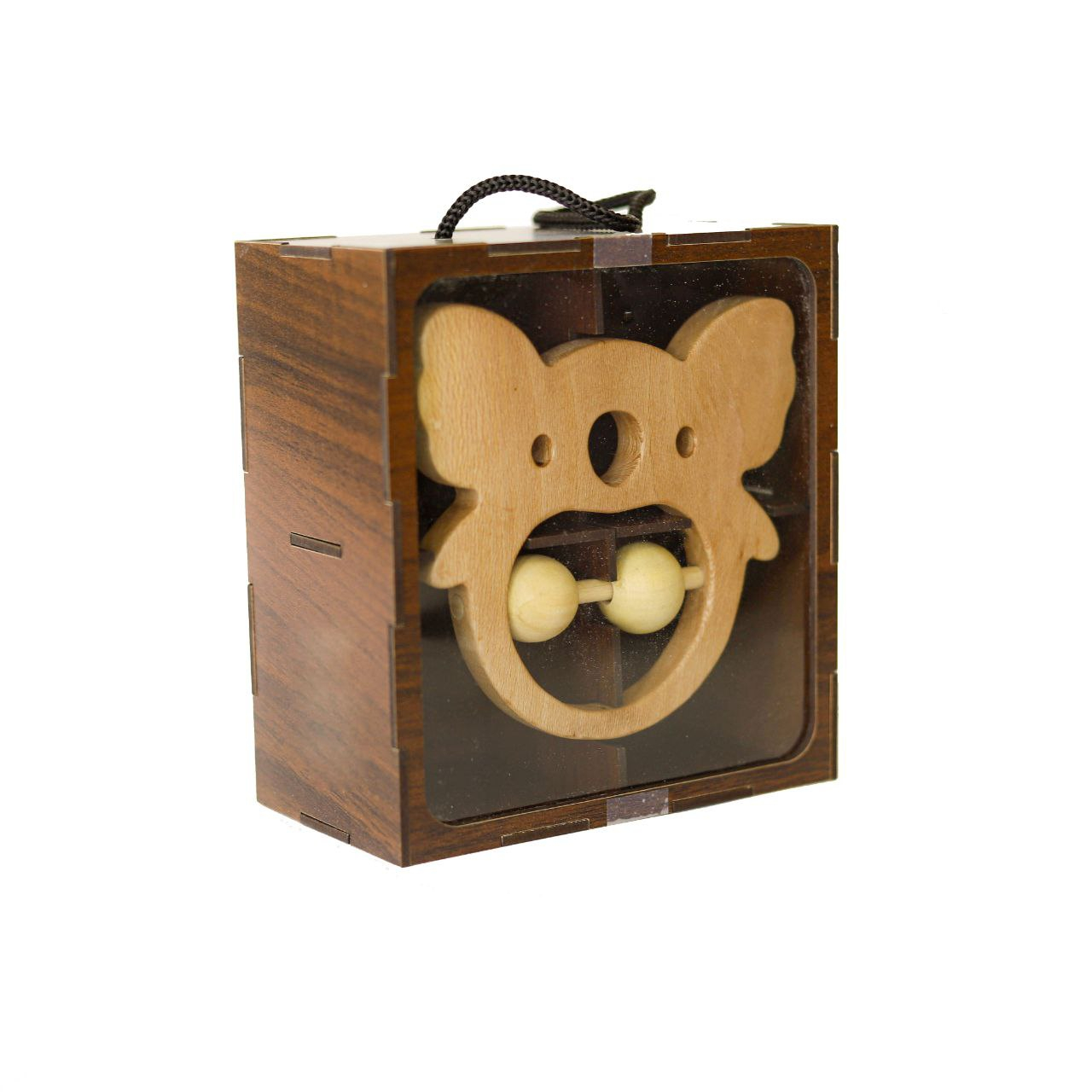 Montessori Koala Rattle Toy – Wooden and Suitable for Sensory Play