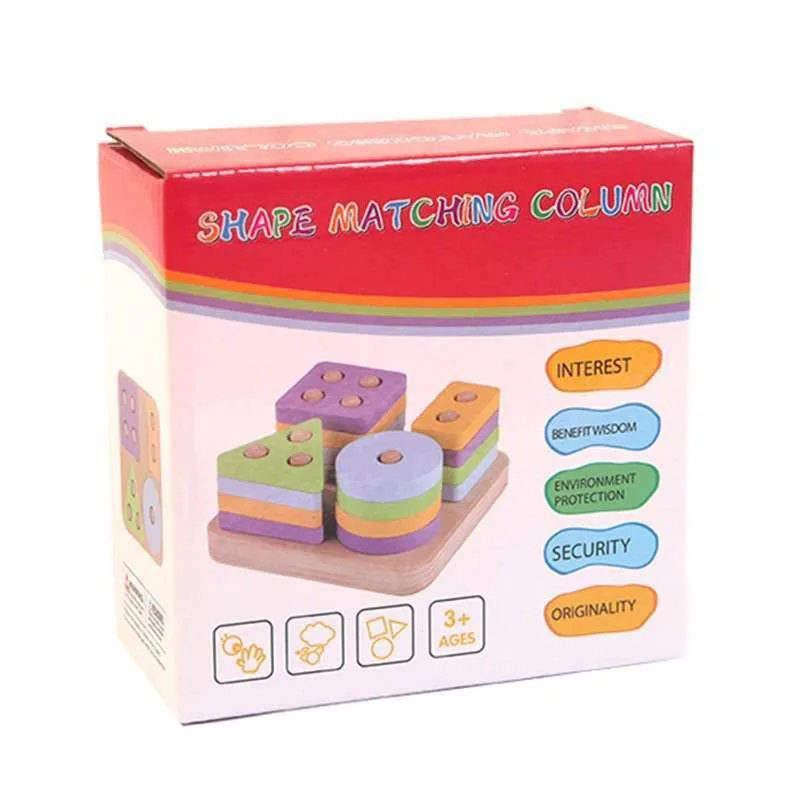 Montessori Sensory Toy – Learn Shapes & Geometry for Kids