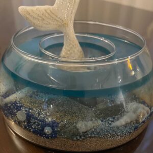 Ocean Breeze Candle in Glass Jar – Suitable for Living Room & Office