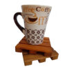 Pallet Coaster for Drinks – Unique Wood Coasters for Coffee & Tea Cups (Pack of 6) 6