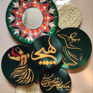Pottery Accent Wall Plates – Ideal for Gifting or Artistic Display (5 Pcs)