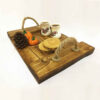 Rustic Wooden Tray with Jute Handles – Suitable for Coffee Tables (4)