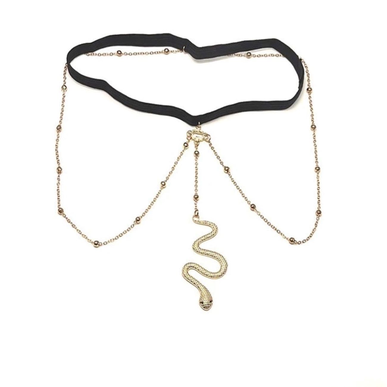 Snake Thigh Chain – Perfect Addition to Summer Dresses