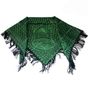 Traditional Middle Eastern Shemagh – Suitable for Headwear, Neckwear with Dhikr Design in Green