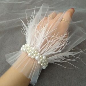 Women’s Bridal Lace Wristbands Gloves For Weddings And Special Occasions