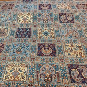 Premium Termeh Fabric Panel – Intricate Floral Paisley Design