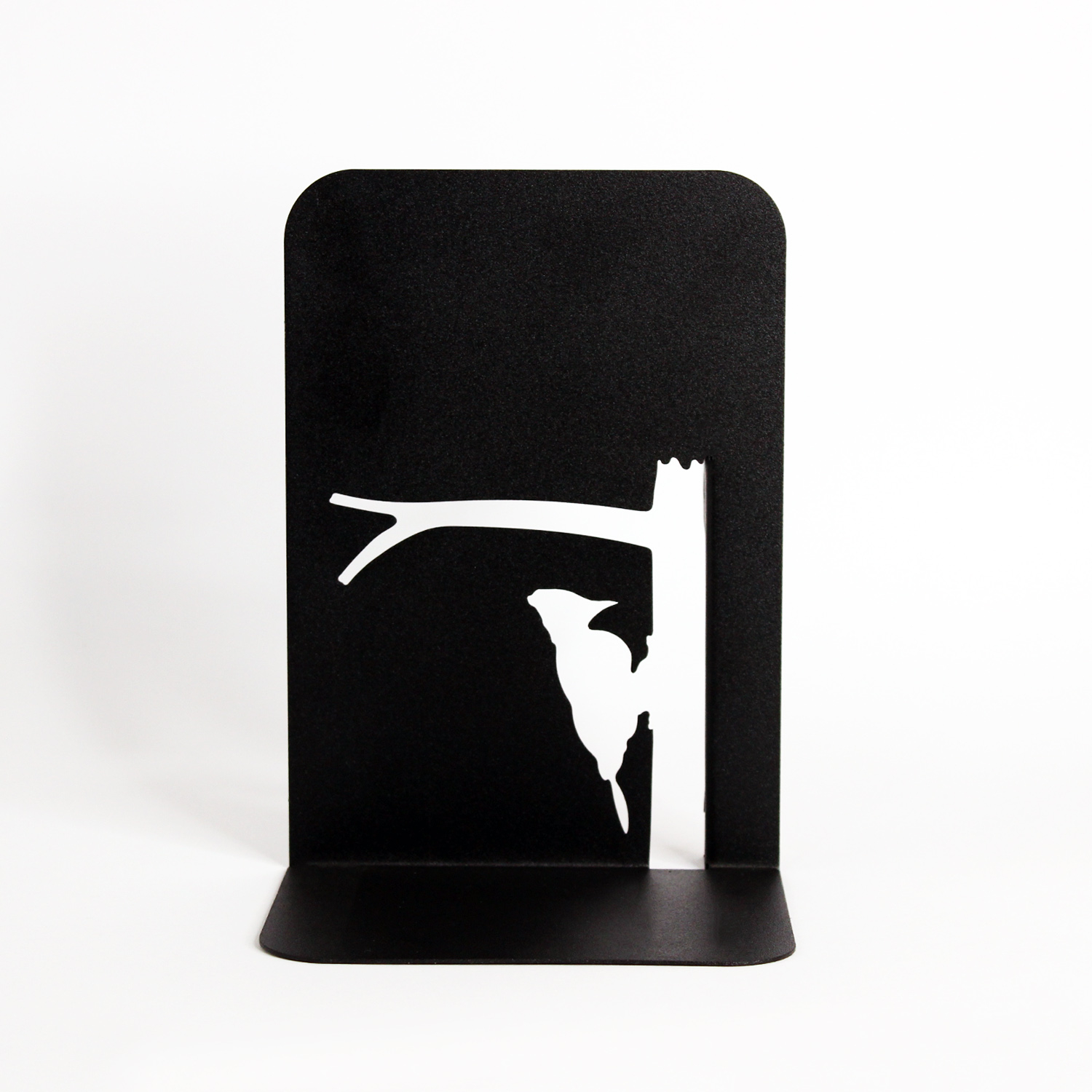 Black Woodpecker Bookend – Suitable for Home and Office Shelves