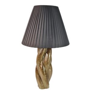 Creative Ceramic Table Lamp Featuring a Minimalist Trunk Design