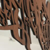 Decorative Mirror Wall Art – Love Quote Model, Brown (2)