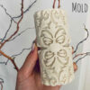 Elegant Candle Mold - Ideal for Homemade Candle with Engraved Cylinder Design (3)