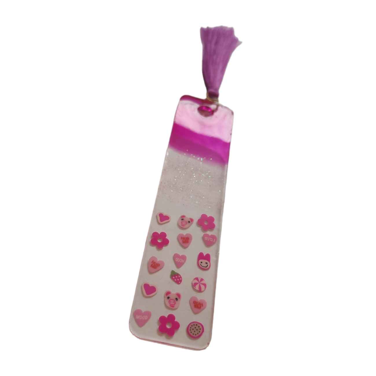 Elegant Handmade Resin Bookmark – Suitable for Teen, Add Charm to Your Book