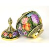 Enamel Candy Bowl – Flower and Bird Model (5)