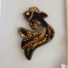 Golden Fish Beaded Brooch - A Nature Lover’s Accessory (1)