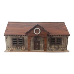 Decorative Wooden Tissue Box in Charming Cottage-Style Design
