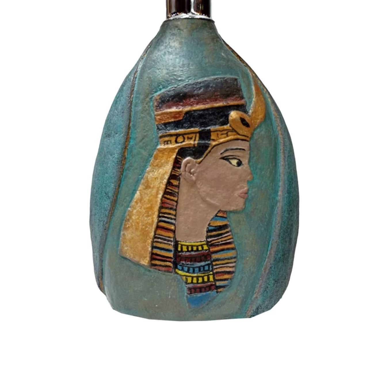 Handcrafted Egyptian Figurine Table Lamp – Sculptural Decorative Accent