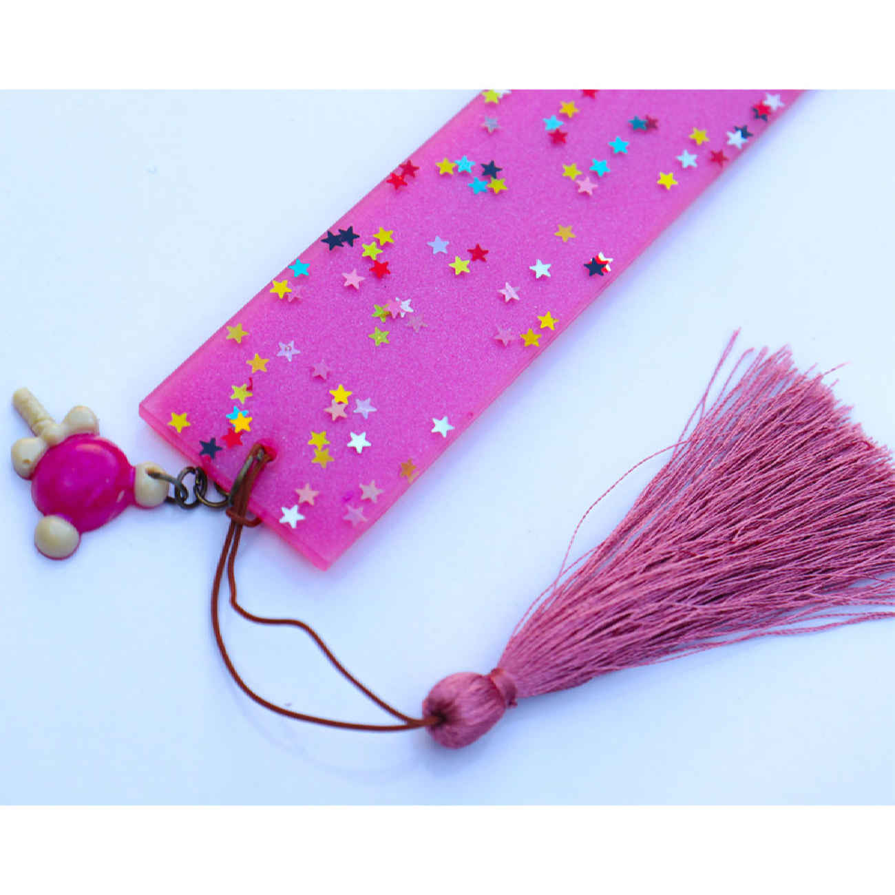 Handmade Resin Bookmark – Rectangular Reading Companion