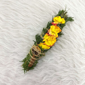 Handmade Rosemary & Rose Smudge Sticks – Peaceful Space (Pack of 3)