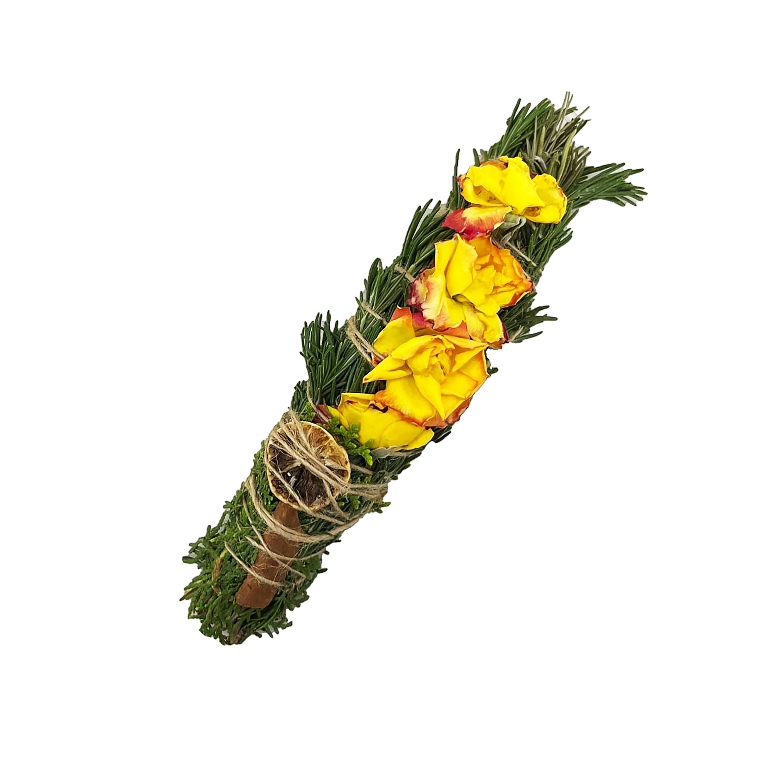 Handmade Rosemary & Rose Smudge Sticks – Peaceful Space (Pack of 3)