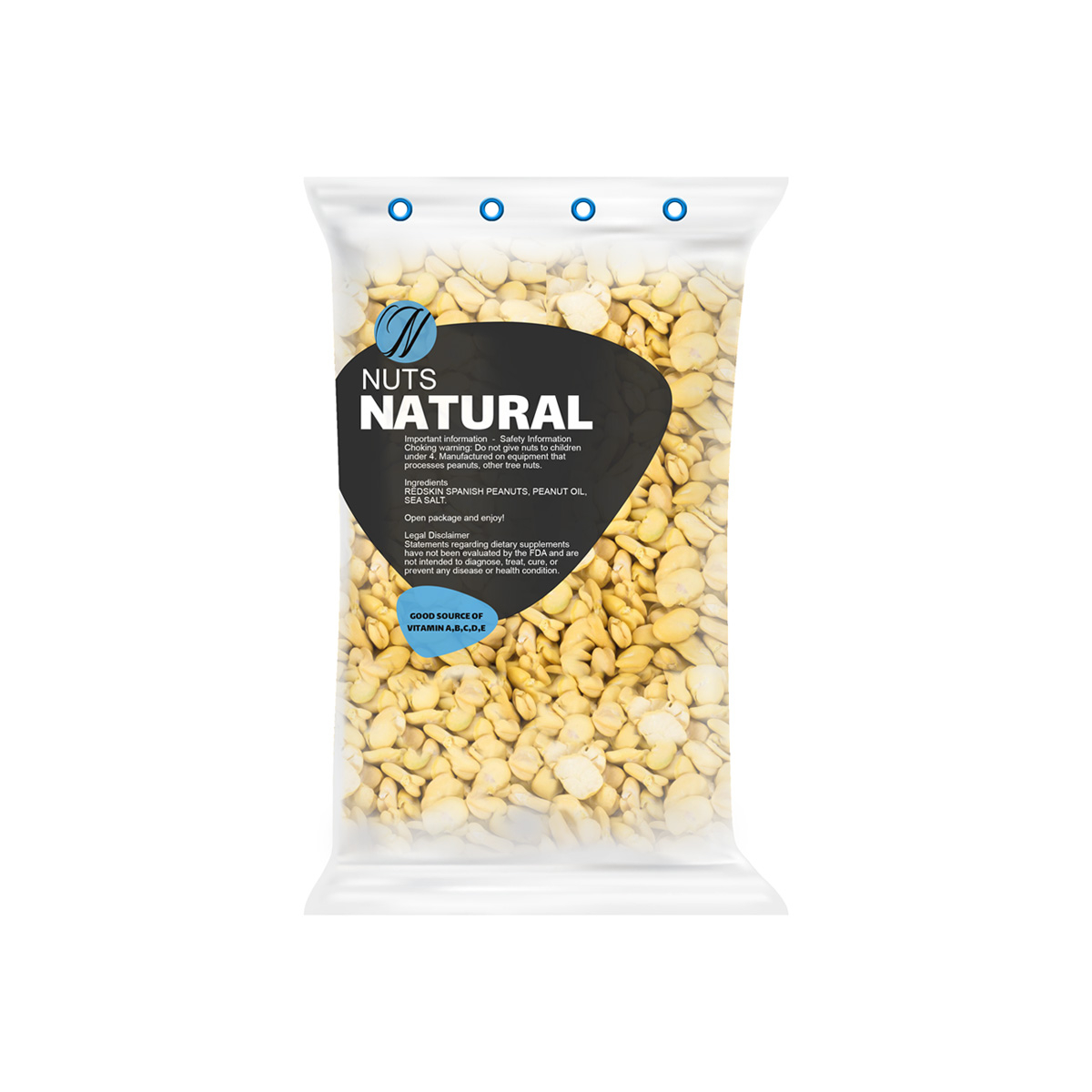 Healthy Organic Whole Fava Beans – 1000g (Pack of 5)