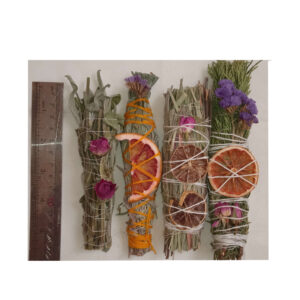 Herbal Smudge Kit to Purify Space – (Pack of 4)