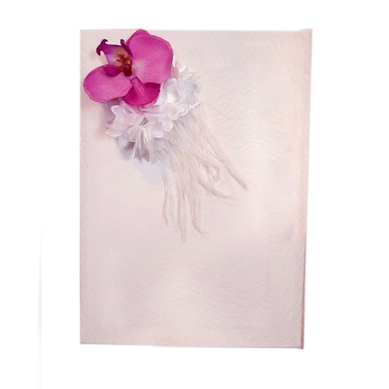 Orchid-Model Weddign Sugar Cone Set, with Baleh-Boroon Notebook