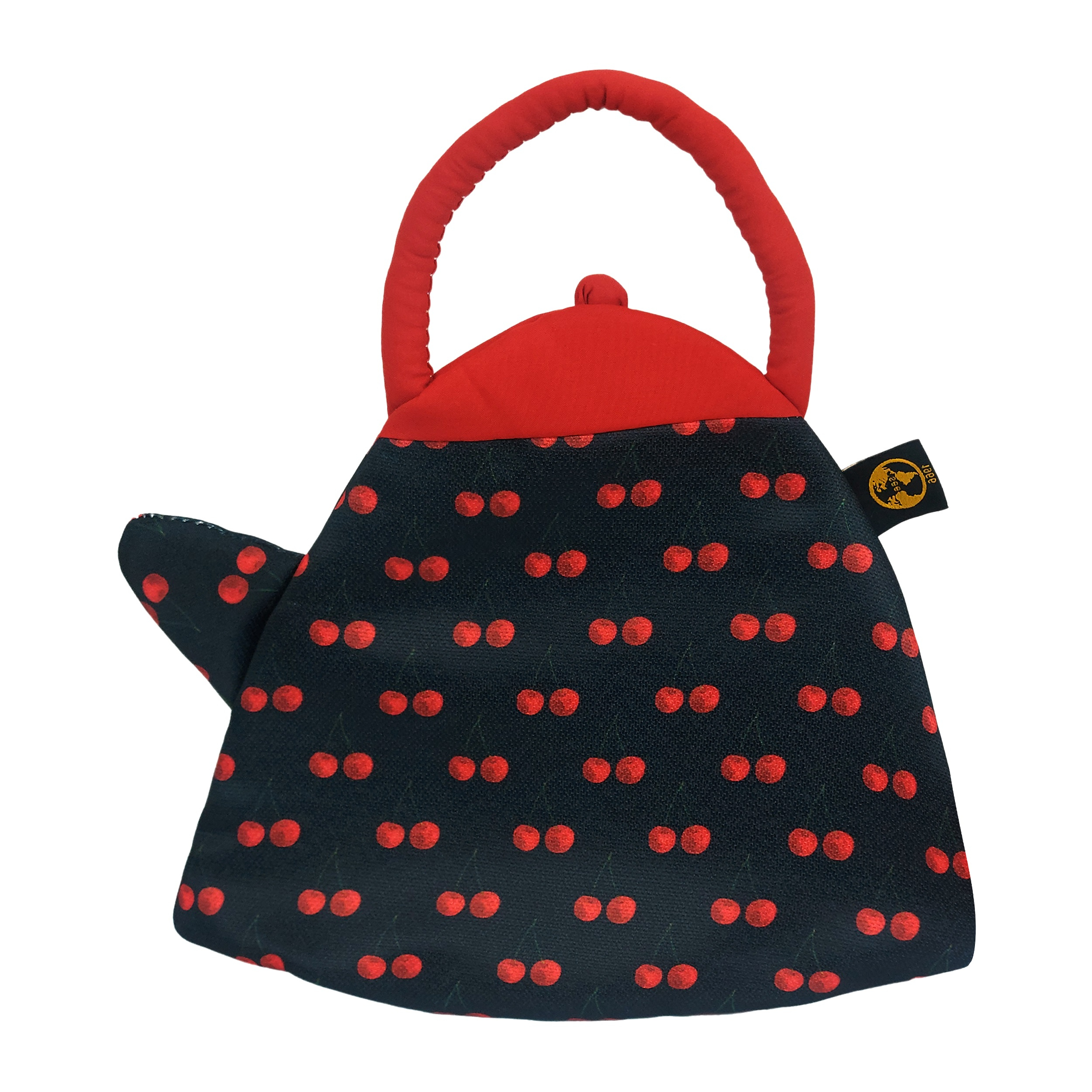 Reusable Tea Cozy – Soft Tea Cover to Keep Your Teapot Warm with Cherry Pattern