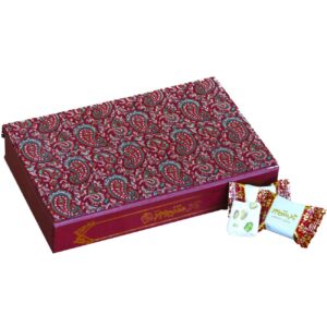 Shirin Gaz, 40% Mixed pistachio & Almond with Termeh Box – 360 Gram (2x)