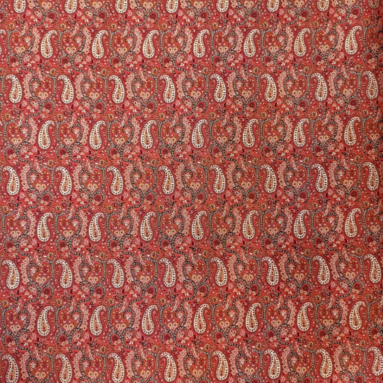 Vibrant Persian Termeh Fabric – Intricate Cultural Pattern Textile