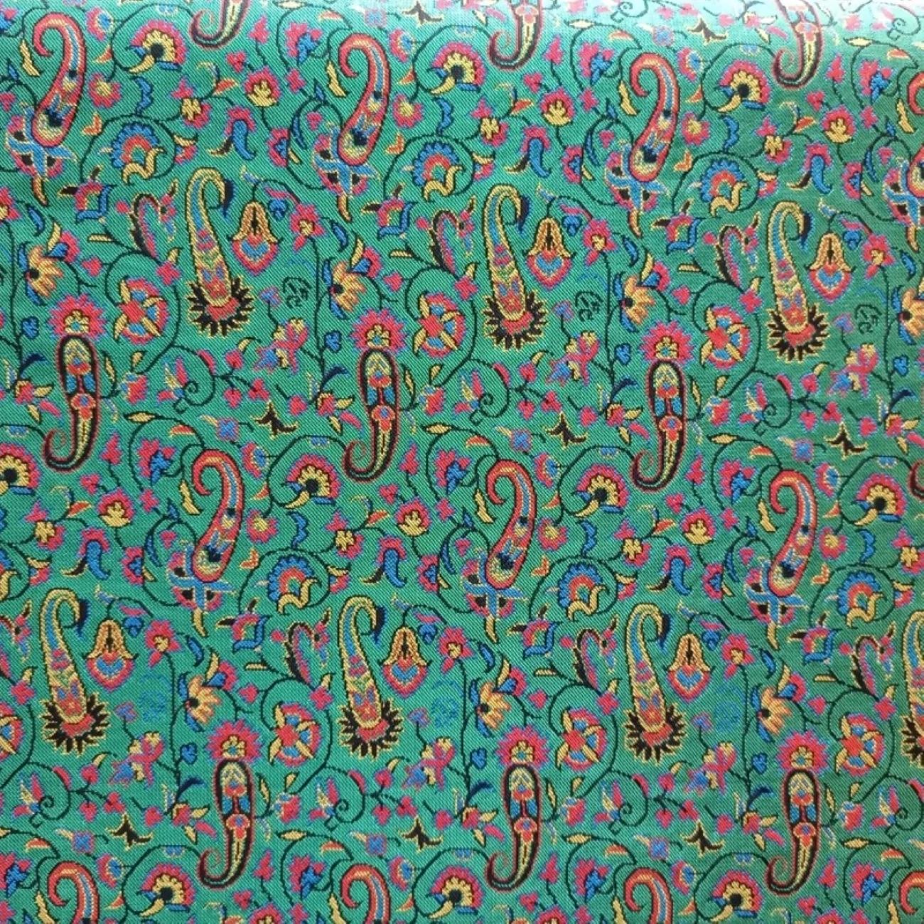 Heritage Persian Termeh Brocade Fabric – High-Density Luxury Weave