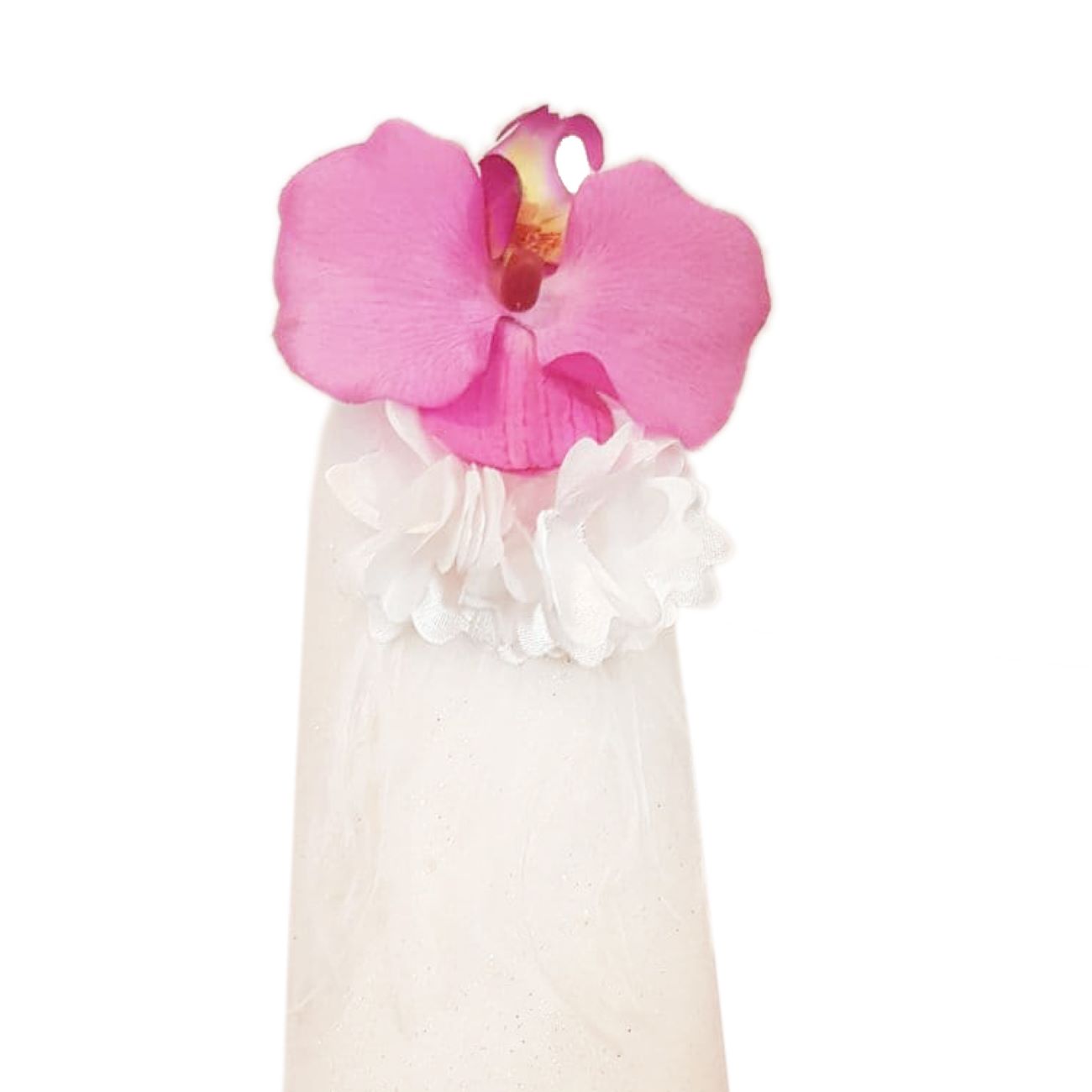 Wedding Sugar Cone in Delicate Fabric Flowers – Suitable for Engagement & Bachelorette, (5x)