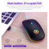 Wireless Logitech Gaming Mouse – 4 Buttons, RGB Lighting, Silent Clicks, USB Dongle, Optical Sensor (1)