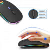 Wireless Logitech Gaming Mouse – 4 Buttons, RGB Lighting, Silent Clicks, USB Dongle, Optical Sensor (4)