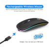 Wireless Logitech Gaming Mouse – 4 Buttons, RGB Lighting, Silent Clicks, USB Dongle, Optical Sensor (7)
