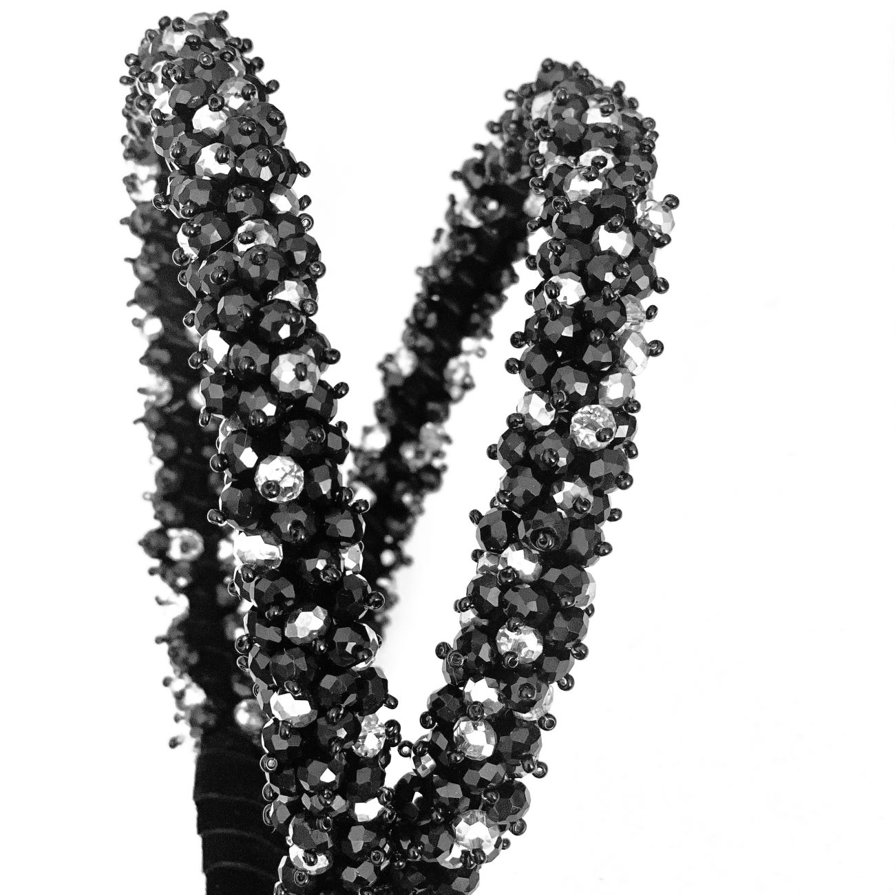 Women’s Formal Twin Beaded Headband – Stylish & Fashionable
